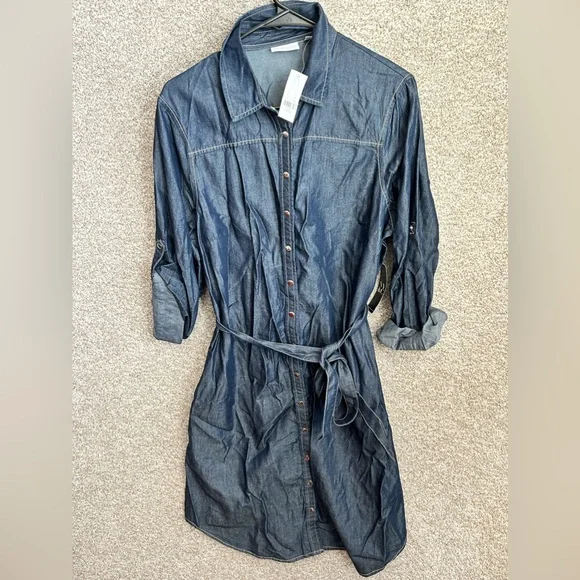 new york and company denim dress New York & Company | Dresses | Ny Jeans Denim Dress